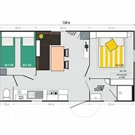 4 étoiles - Piscine - Ccbagid Camping Wavans